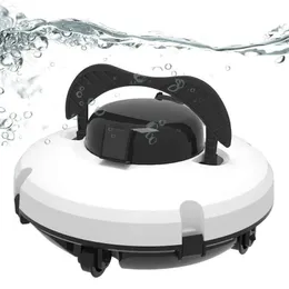 Elektrikli Süpüratör Kırmızı Tuş Kablosuz Robot Yüzme Havuzu Temizleyici Zemin Otomatik Kalıcı 120 Dakika Güçlü Emme Kuvvetleri 180 Q240430