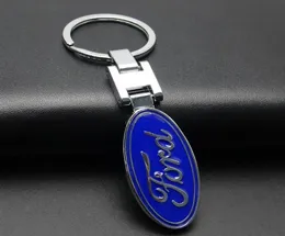 Fashion 3D Metal Car Key Rings Schlüsselbund -Emblem -Schlüsselkette für Opel Ford Kia BMW Mazda Sitz Benz Honda 20kinds8791521