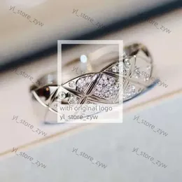 Chanells Rings Luxury Designer Channel Ring Full Diamond Engagement Rings For Women Fashion Couple Jewelry C Letter Gift Party Gold And Silver Plated Rhombus Ring 4c