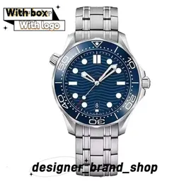 OMG Watch Men Watches High Quality OMGA Designer Watche Automatic 41mm rostfritt stål Montre Luxe Gold Black Male Moon Wtach Waterproof Mechanical With Box 719