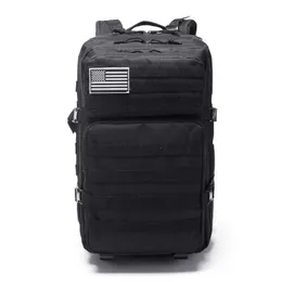 Camo Sports Outdoor Army Fan Bag Backpack 40L de grande capacidade 3p Mochila tática explodiu