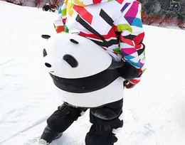 Dorosłe dzieci łyżwiarstwo snowboardowe ochrona urocza panda na snowboardu ochrona narciarska Kolan Kolan Pad bioder pad7904757