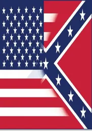 Frete grátis Bandeira americana 5x3ft com bandeira da Guerra Civil Confederada NOVO ESTILO FLAG5562316