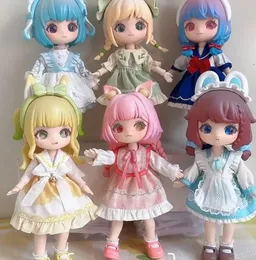 Liororo Kör Kutu Yaz Adası Koleksiyonu Gençlik 1/12 BJD OB11 Anime Karakter Model Bebek Caja CIEGA Sürpriz Tahmin Tahmini Çocuk Hediyesi 240426