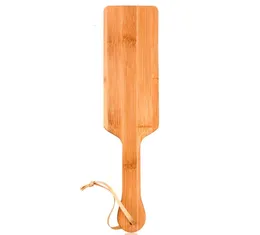 Большой натуральный бамбук деревянный шлепки для лопатки клапан лоску