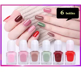 6pcsset Peel Off Nail Polish Water Based Liquid Pretty Long Lasting Nail Gel Waterproof Quick Dry Matte Glitter Color Changing9168441
