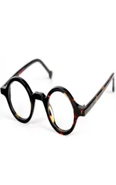 Betsion Małe vintage okrągły ręcznie 37 mm wykręcone okulary Full Rim Ramki okulary mężczyzn Mężczyźni Kobiety Myopia Rx zdolne 2203012324699