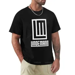 T-shirty męskie T-shirt marki Lindemann Aesthetic Dostosowanie koszuli sportowej Moda Q240514