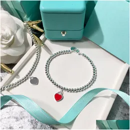 Charm Bracelets Luxurys Designers For Women Bracelet Trendy Elegant Simple String Of Beads Geometric Party Jewelry Gift Wholesale Birt Dhx9P