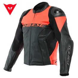 Daine Racing Suitdainese Dennis Top Racing 4 Titanium Motorcycle Jacket Jacket Racing Motorcycle Cycling Coat Leather
