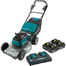 Lawn Mower XML09PT1 36V（18V X2）LXTブラシレス21セルフポーリングコマーシャル芝刈り機キット4バッテリー（5.0AH）Q240514