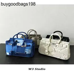 Tasche Bag Designer Womens Handtaschen Bk Japanische Nische Emotal Vintage Patchwork Handtasche EW Denim Leinwand Quasten Platin -würziges Mädchen