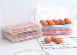 15 Zellen Kühlschrank Eierhalter Aufbewahrungsbox Einzelschicht Plastik Kühlschrank Lebensmittel Eier Vorlage Küche Aufbewahrungsorganisation Organisation 3736720