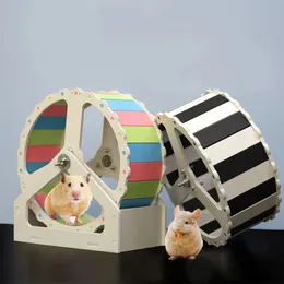 Pet Sport Wheel Hamster Disc Apport Wheel With Stand Rotatory Jogging Wheel Hamster Running Wheel Funny Running Disp Toy 240516