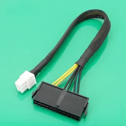 1PC Nowy ATX PSU Standard 24pin do 6p męski wewnętrzny kabel przekształcenia adaptera zasilają