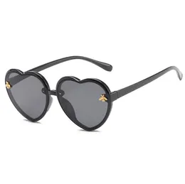 2024 Novos óculos de sol infantil engraçados Óculos de sol exclusivos de pêssego