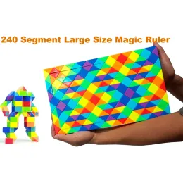 3D-Puzzle Big Magic Snake Lurer Lineal Würfel 84-240 Segmente Zappeln Spielzeug transformierbare Kinder Bildung Spielzeug CUBO MAGION TOOYS FÜR KID