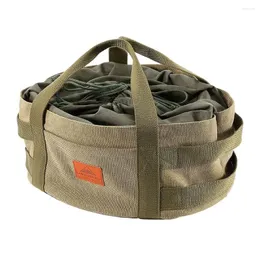 Backpacking Packs Campingmoon Outdoor Camping Barbecue Storage Bag Cookware Finish Oven Cotton