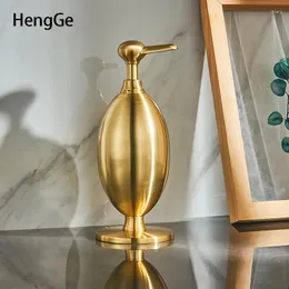 Flüssige Seifenspender Retro Gold Home El Desktop Edelstahl Handflasche Küchen Badezimmer Dekoration Zubehör