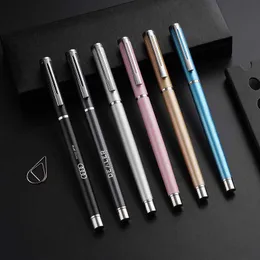 Aron Creative Color Matching Ballpoint Pen Busins Signature druckbare Werbung Hollow Out Clip Metal