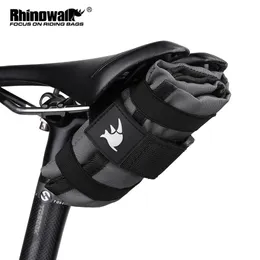 RhinoWalk Bicycle Bag Сумка для инструментов Верхняя передняя труба рама пакета Burrito Pack мешок для велосипедных аксессуаров черный MTB Bike Bod Tool наборы 240516