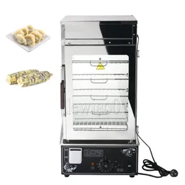 Electric Commercial Stainless Steel Food Warmer Showing Baking Kitchen Steaming Cabinet Machine