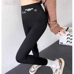 Frauen -Leggings Designer Hochtütig elastischer Buchstaben Print Bodycon Tunika Sport Yogal Leggings Strumpfhosen Smlxlxxl G823