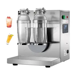 Shaker latte shaker a doppia testa bolla automatica boba scanalatura macchina a bolle shaker 110v 220v