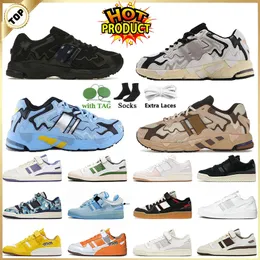 Top Designer Forum 84 Low X Bad Bunny Men Casual Shoes 84s Women Back to School Cheap Park Suede Leather Easter Egg Low Brown White Royal Blue Designer Sneakers Trainers