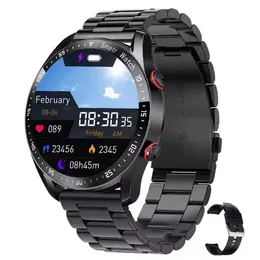 ファクトリーアウトレット2024 New Luxury Quality Smart Watch Men IP68 Sport HW20 SmartWatch ECG+PPGビジネスステンレススチールストラップトークウォータープルーフI9スマートウォッチ
