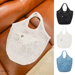 Seyahat Tasarımcı Çanta Straw Beach Raffias The Tote Hollow Out Pochette Yüksek Kaliteli Kadın Müşterisi Omuz Sandalı Erkekler