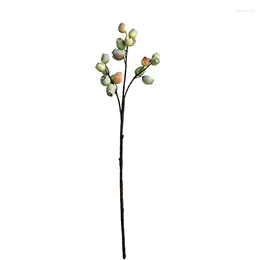 装飾的な花シミュレーション植物ユーカリフルーツアメリカンパストラルホームクリスマスデコレーションワイルド人工