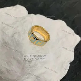 Yüzükler Erkekler Yüzük İtalya Tasarımcı F Ring Titanyum Çelik Altın Yüzük Nişan Bayanlar Love Ring Lüks Mektubu F Yepyeni Stil Altın Gümüş Zirkon Yüzük 286