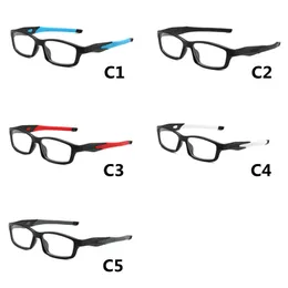 Designerin Sonnenbrille für Frauen klare Linsen Sonnenbrille Rahmen Rahmen Augenlinsen für Männer Frauen Retro Flat Spiegel Myopie Hochwertige Brille mit Taschen
