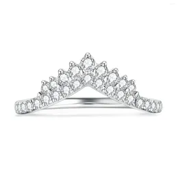 Ringos de cluster 18K Gold Diamond NGIC/NGTC Certificado Casamento de noivado da coroa cultivado para mulheres