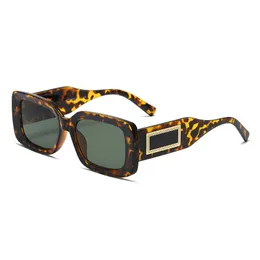 Designer de moda Óculos de sol Brand de luxo Homens e mulheres pequenos quadros espremidos Premium uv400 óculos de sol retro 6 cores com caixa vers22888-6c-kk