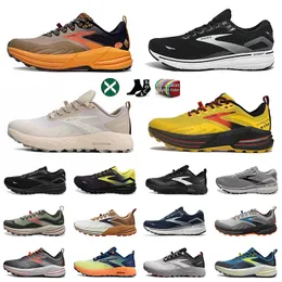 Brooks Running Shoes Ghost 15 glicerina cascadia 17 homens treinadores femininos esportes ao ar livre tênis preto laranja branco tamanho 36-45