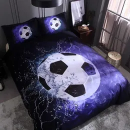 Bedding Defines Soft and Conffort Set Basketball Futebol Court Prophcase Sheet Capa Casa da capa de meninos Men.