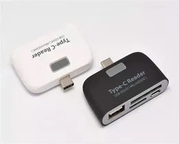 Novo USB 31 Hub T Tipo C TF SD Micro USB Porta Adaptador Combo Card Reader com função OTG para Android Phone PC7461350