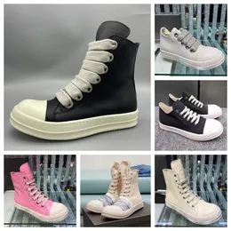 designer shoes casual mens womens boots high quality letter printing thick heels matte shiny leather classic style boot white pink small pocket boat fit sneakers