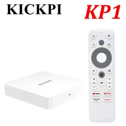 KICKPI KP1 Google Netflix TV Box Android 11.0 Amlogic S905Y4 Media Player 4K Set Top Box 2G 32G AV1 2.4G&5G Wifi BT5.0