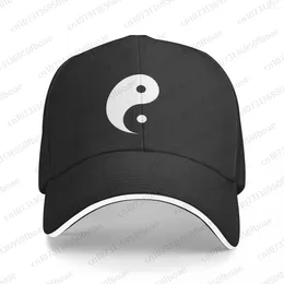 Tappi a sfera ying yang simbolo baseball hip hop sand sand sand sandw