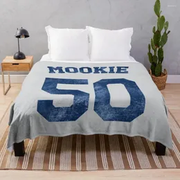 담요 Mookie Betts- 야구 예술 별명 Jersey Astressed Bed Pom Luxury for Sofa Throw Blanket