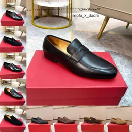 WY 2024 BlackBlue Leopard Rhinestone Luxurious Mens Shoes Flats Loafers Moccasins Business fo Ferragmoities Ferregamoities feragamoities lmt9