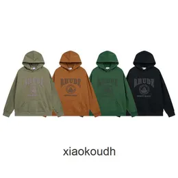 Rhude High end designer Hoodies for New Trendy Paradise Valley Desert Rally Print Hooded Sweater With 1:1 original labels