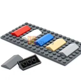 Inne zabawki 50 sztuk bloku budulcowego MOC 33 2x4 Podwójny element blokowy dachu kompatybilny z 3299 Technology Child Toys S245163 S245163
