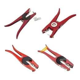 Ear Tag Clamp Cutter Pliers Tag Applicators Farm Animal Metal Ear Thorn Tongs Swine Cow Sheep Rabbit Identification Tool 240516