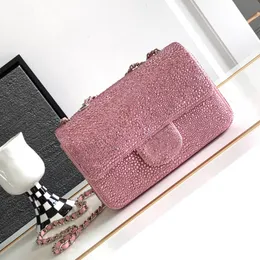 12A 1:1 Top Quality Designer Shoulder Bags Niche Water Drop Pink Diamond Workmanship Creative Design Stylish Style Women's Luxury Crossbody Bags With Original Box.