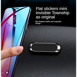 1pc şerit manyetik tutucu standı mıknatıs cep telefonu braketi arabası manyetik araba telefon tutucusu iPhone Pro Max Samsung Xiaomi Huawei
