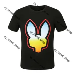 Psyco Bunny Summer Polo CastaryTシャツメンズスケルトンラビット2024 New Design Multi Style Men Shirt Fashion Designer Tshirt Couple Compars Man Tops 903